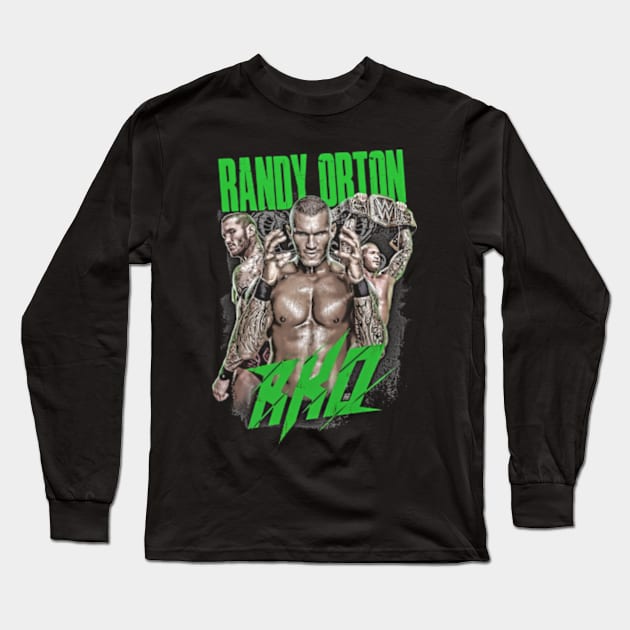 randy orton - rko Long Sleeve T-Shirt by lightsdsgn